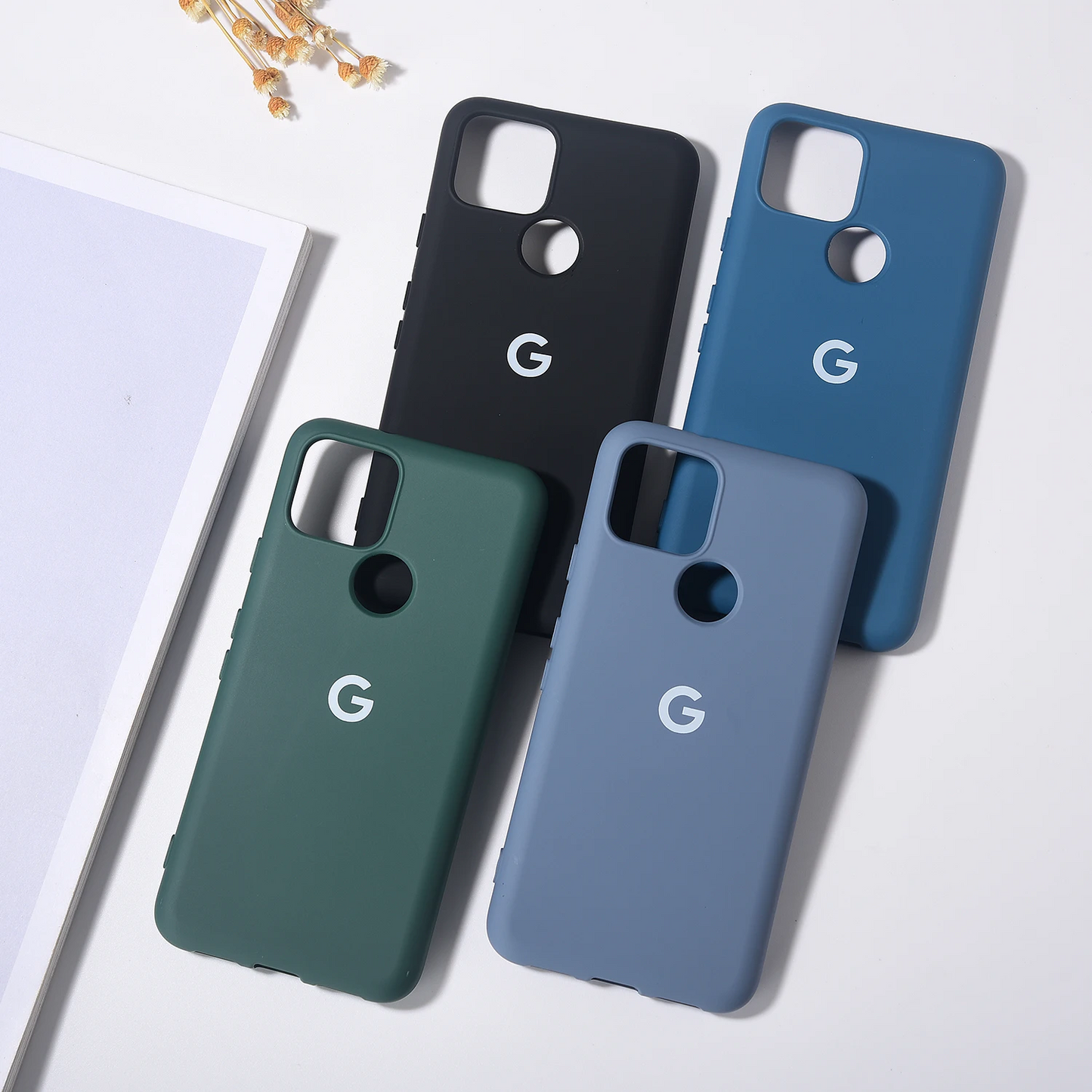 Official Silicon Case For Google Pixel 4A | 4A-5G | Pixel 5 & 5A