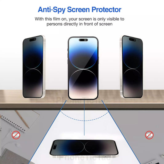 PrivacyPro: iPhone 12 13 14 and 15 Series  Screen Protector with Enhanced Privacy