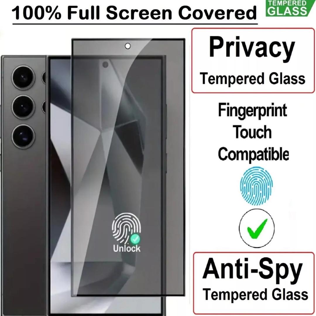 Privacy Glass Screen Protector for Samsung Galaxy S222 S23 S24  And Note 20 Series- Protect Your Privacy with Crystal Clarity