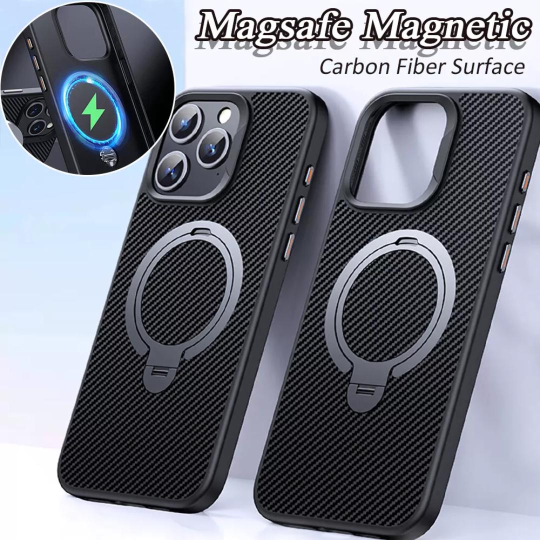 Carbon Fiber iPhone Case For iPhone 14 & 15 Series with MagSafe - Sleek Protection with Enhanced Functionality