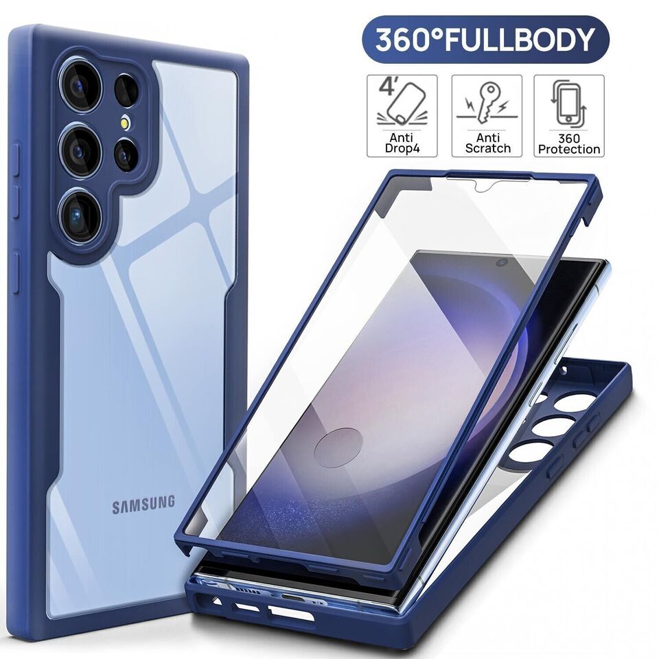 [IndusWolf] Front Back full body protection case for Samsung S24 S24+ and S24 ultra